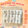 [Tặng Gối Chống Méo Đầu] Bộ Chặn Sơ Sinh Vải Xô Muslin - Giúp Bé Ngủ Ngon Sâu Giấc An Toàn
